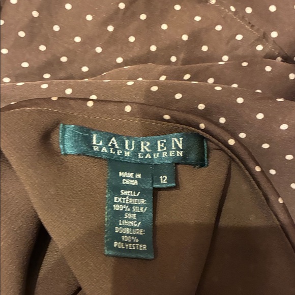 Vintage Ralph Lauren Asymmetrical Silk Skirt - Picture 2 of 4